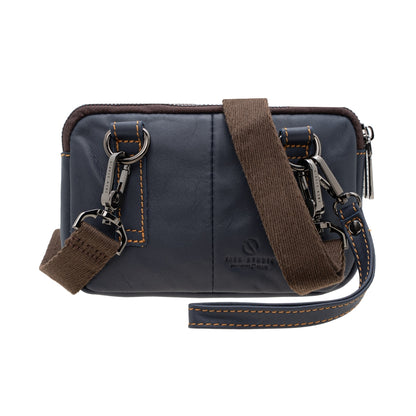 Jack Studio Full Grain Cow Leather Small Sling Crossbody Clutch Buckle Men’s Bag - BAC 40314 - Jack Studio Marketing Sdn Bhd