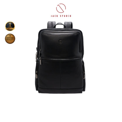 Jack Studio Genuine Cow Leather Bussiness Casual Backpack - BAB 30817