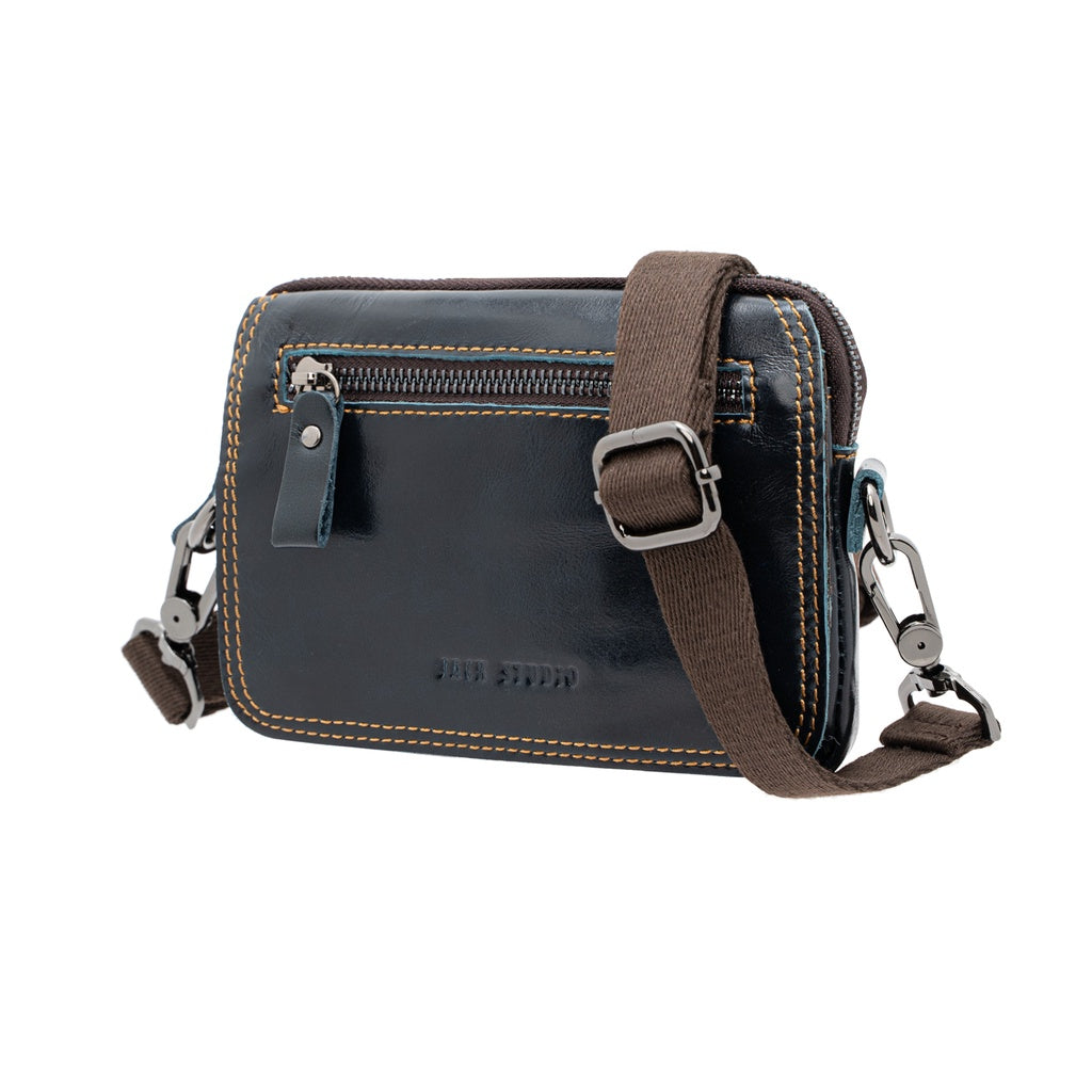 Jack Studio Full Grain Leather Cross body Sling Belt Bag – BAC 20613 - Jack Studio Marketing Sdn Bhd