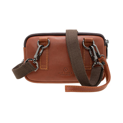 Jack Studio Full Grain Cow Leather Small Sling Crossbody Clutch Buckle Men’s Bag - BAC 40314 - Jack Studio Marketing Sdn Bhd