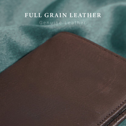 Jack Studio Vegetable Tanned Cow Leather Vertical Wallet with RFID Protection - JWC 31052