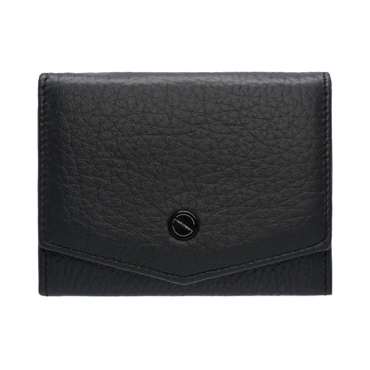 Jack Studio Full Grain Leather Snap Button Ladies Card Holder Mini Wallet Purse Woman - JWB 40555 C