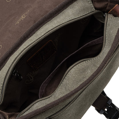 Jack Studio Free Engrave Name Canvas Leather Trendy Crossbody Sling Messenger Bag – BAD 40104 - Jack Studio Marketing Sdn Bhd