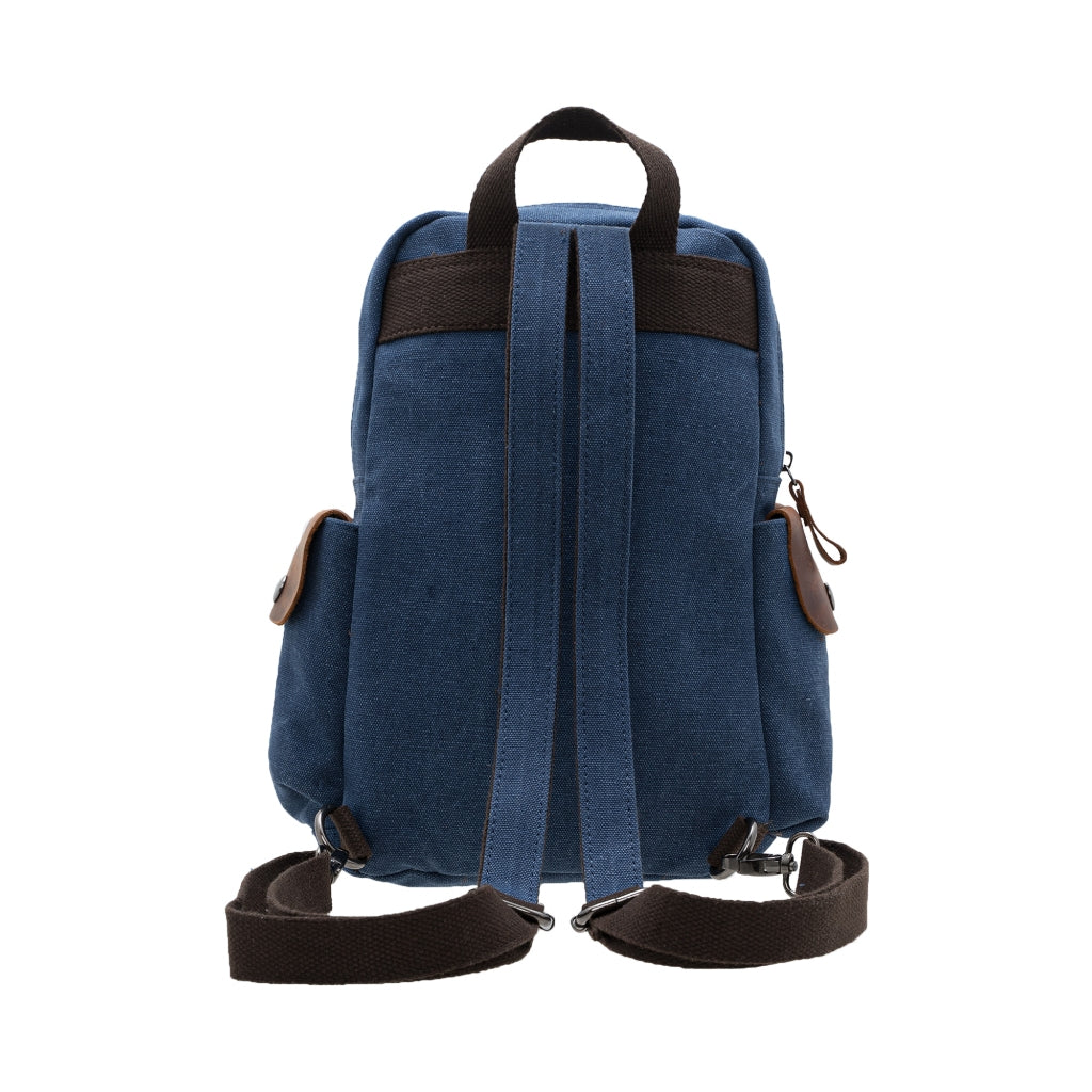 Jack Studio Canvas Leather Shoulder Sling Chest Bag Backpack - BAD 40105 - Jack Studio Marketing Sdn Bhd