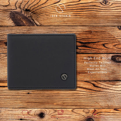 Jack Studio Men's Leather RFID Blocking Bi-Fold Wallet