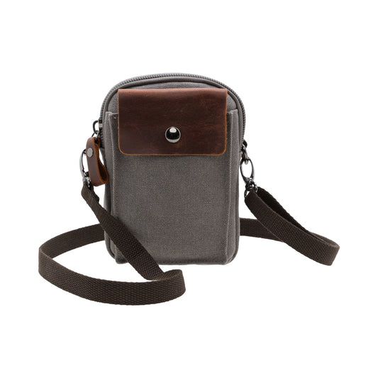 Jack Studio Unisex Mini Canvas Leather Sling Bag / Waist Belt Bag - BAD 40101 - Jack Studio Marketing Sdn Bhd