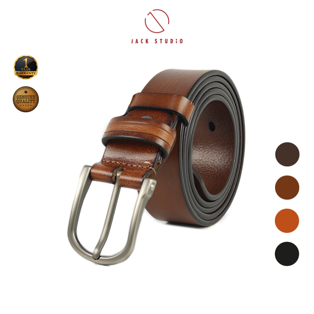 Jack Studio Genuine Leather Men’s Belt Tali Pinggang -BL 25601/BL 27601 - Jack Studio Marketing Sdn Bhd