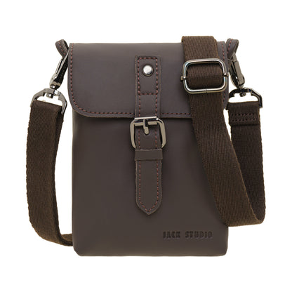 Jack Studio Top Grain Leather 2 Size Sling Phone Bag - BAI 30824 /30825 - Jack Studio Marketing Sdn Bhd