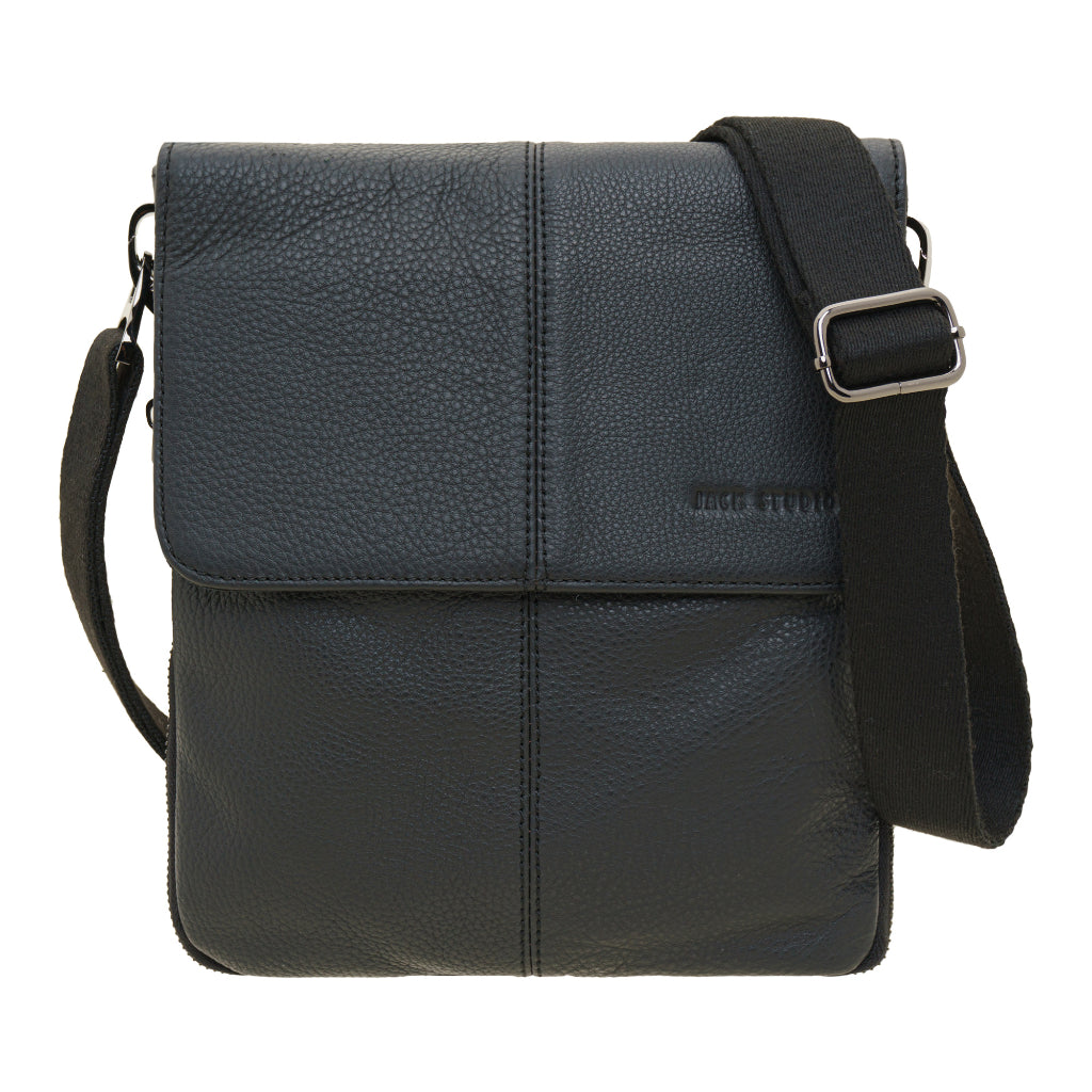 Jack Studio Genuine Cow Leather Sling Crossbody Bag For Men - BAI 30823 - Jack Studio Marketing Sdn Bhd