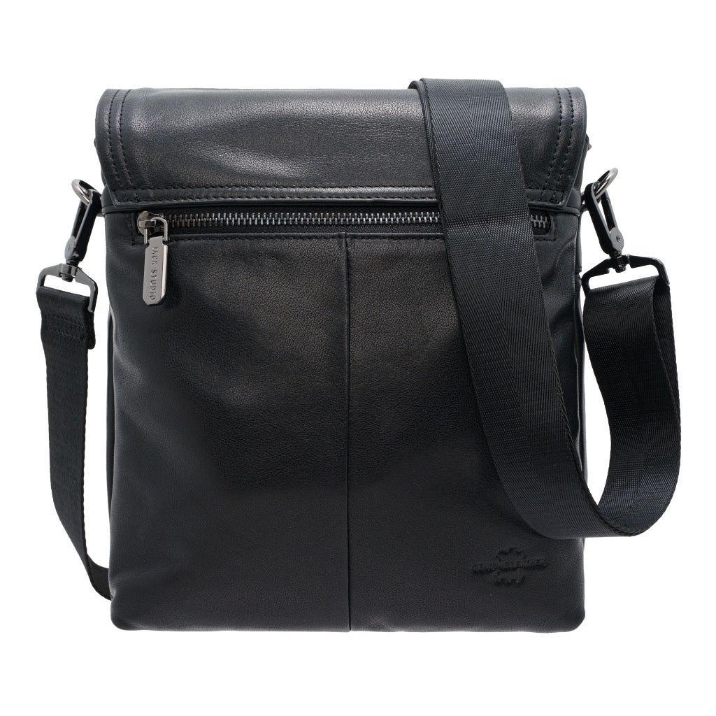 Jack Studio Full Grain Cow Leather Two Size Sling Crossbody Bag for Men - BAB 30813/30814 - Jack Studio Marketing Sdn Bhd